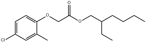 2-ethylhexyl (4-chloro-2-methylphenoxy)acetate Structural