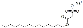 sodium 1-tetradecyl sulphonatoacetate Structural