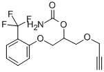 1-(2-Propynyloxy)-3-(alpha,alpha,alpha-trifluoro-o-tolyloxy)-2-propano l carbamate