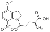 (S)-ALPHA-AMINO-2,3-DIHYDRO-4-METHOXY-7-NITRO-D-OXO-1H-INDOLE-1-PENTANOIC ACID Structural