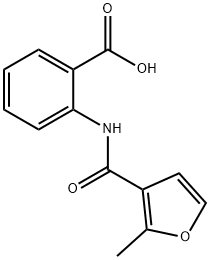 2-[(2-methyl-3-furoyl)amino]benzoic acid Structural