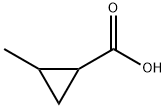 2-METHYLCYCLOPROPANECARBOXYLIC ACID Structural