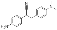 2-(4-AMINOPHENYL)-3-[4-(DIMETHYLAMINO)PHENYL]PROPANENITRILE Structural