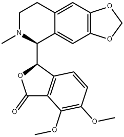 (+)-BETA-HYDRASTINE Structural