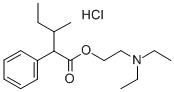 2-(Diethylamino)ethyl alpha-phenyl-beta-methylvalerate hydrochloride Structural