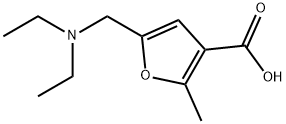 5-DIETHYLAMINOMETHYL-2-METHYL-FURAN-3-CARBOXYLIC ACID Structural