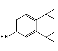 3,4-Bis-trifluoromethyl-phenylamine Structural