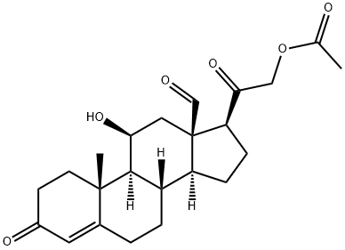 D-ALDOSTERONE 21-ACETATE Structural