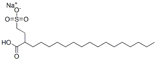 sodium 2-sulphonatoethyl hydrogen stearate Structural
