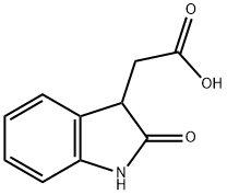 2-oxindole-3-acetic acid Structural