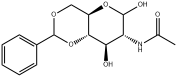 2-ACETAMIDO-4,6-O-BENZYLIDENE-2-DEOXY-D-GLUCOPYRANOSE Structural