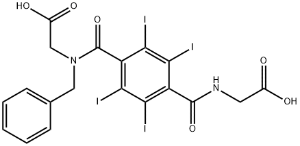 N-(4-(((Carboxymethyl)amino)carbonyl)-2,3,5,6-tetraiodobenzoyl)-N-(phe nylmethyl)glycine