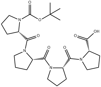 BOC-PRO-PRO-PRO-PRO-OH Structural