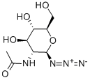 2-ACETAMIDO-2-DEOXY-BETA-D-GLUCOPYRANOSYL AZIDE Structural