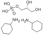 L-ALPHA-GLYCEROPHOSPHATE DI(MONOCYCLOHEXYLAMMONIUM) SALT Structural