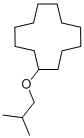 cyclododecyl isobutyl ether Structural