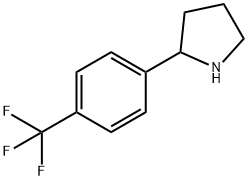 2-(4-Trifluoromethylphenyl)pyrrolidine Structural