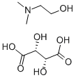 Dimethylaminoethanol bitartrate Structural