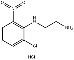 N-(2-chloro-6-nitrophenyl)ethane-1,2-diamine hydrochloride Structural