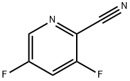 2-Cyano-3,5-difluoropyridine Structural Picture