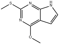 4-METHOXY-2-METHYLSULFANYL-7H-PYRROLO[2,3-D]PYRIMIDINE
