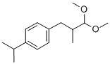 CYCLAMENALDEHYDEDIMETHYLACETAL Structural