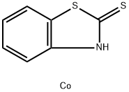 benzothiazole-2(3H)-thione, cobalt (2+) salt Structural