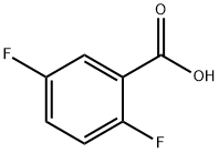 2,5-Difluorobenzoic acid Structural Picture