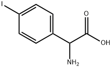 AMINO(4-IODOPHENYL)ACETIC ACID Structural