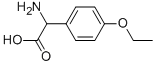 AMINO-(4-ETHOXY-PHENYL)-ACETIC ACID Structural