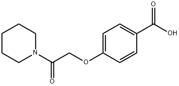 4-[2-oxo-2-(piperidin-1-yl)ethoxy]benzoic acid