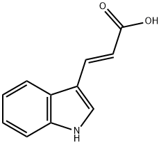 trans-3-Indoleacrylic acid Structural