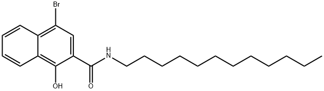 4-BROMO-N-DODECYL-1-HYDROXY-2-NAPHTHALENECARBOXAMIDE