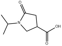 1-Isopropyl-5-oxo-pyrrolidine-3-carboxylic acid Structural