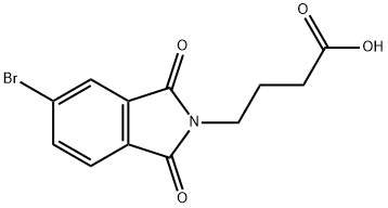 4-(5-BROMO-1,3-DIOXO-1,3-DIHYDRO-2H-ISOINDOL-2-YL)BUTANOIC ACID Structural