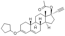 3-(cyclopentyloxy)-19-nor-17alpha-pregna-3,5-dien-20-yn-17-yl acetate 