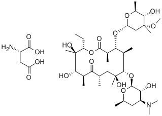 erythromycin aspartate Structural