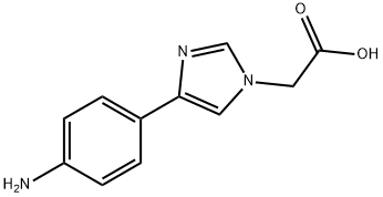 [4-(4-Amino-phenyl)-imidazol-1-yl]-acetic acid Structural