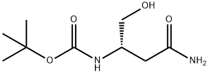 N-BOC-L-ASPARAGINOL Structural