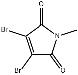 2,3-Dibromo-N-methylmaleimide Structural Picture