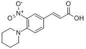 3-(3-NITRO-4-PIPERIDINOPHENYL)ACRYLIC ACID