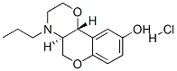 (+)-(4aR,10bR)-3,4,4a,10b-Tetrahydro-4-propyl-2H,5H-[1]benzopyrano[4,3-b]-1,4-oxazin-9-ol  hydrochloride Structural