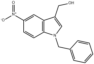 (1-BENZYL-5-NITRO-1H-3-INDOLYL)METHANOL Structural