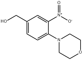 (4-MORPHOLINO-3-NITROPHENYL)METHANOL HYDROCHLORIDE Structural