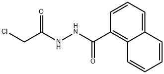 N'-(2-CHLOROACETYL)-1-NAPHTHOHYDRAZIDE Structural