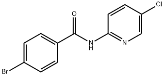 4-bromo-N-(5-chloropyridin-2-yl)benzamide Structural