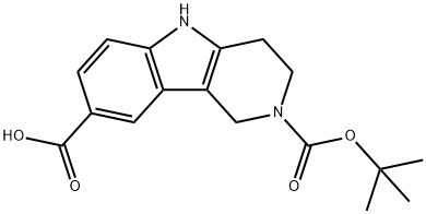 1,3,4,5-TETRAHYDRO-PYRIDO[4,3-B]INDOLE-2,8-DICARBOXYLIC ACID 2-TERT-BUTYL ESTER