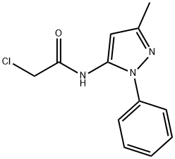 2-CHLORO-N-(3-METHYL-1-PHENYL-1H-PYRAZOL-5-YL)ACETAMIDE Structural