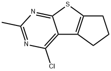 4-CHLORO-6-METHYL-2,3-DIHYDRO-1H-8-THIA-5,7-DIAZA-CYCLOPENTA[A]INDENE Structural