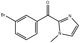 (3-bromophenyl)(1-methyl-1H-imidazol-2-yl)methanone Structural